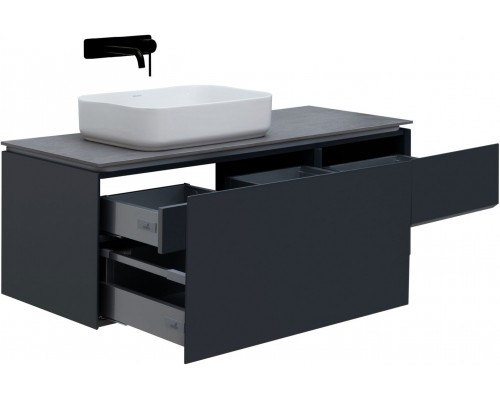 Allen Brau Infinity Тумба под раковину 119,2x45,6x40,8h см, цвет: антрацит 1.21006.AM Allen Brau Infinity Тумба под раковину 119,2x45,6x40,8h см, цвет: антрацит 1.21006.AM