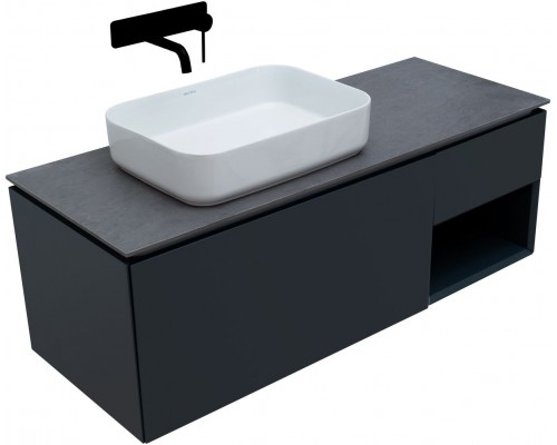 Allen Brau Infinity Тумба под раковину 119,2x45,6x40,8h см, цвет: антрацит 1.21006.AM Allen Brau Infinity Тумба под раковину 119,2x45,6x40,8h см, цвет: антрацит 1.21006.AM