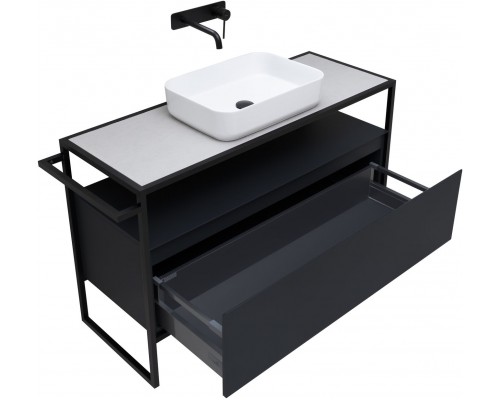 Allen Brau Priority Тумба под раковину 120x45x75h см, цвет: антрацит 1.31004.AM Allen Brau Priority Тумба под раковину 120x45x75h см, цвет: антрацит 1.31004.AM