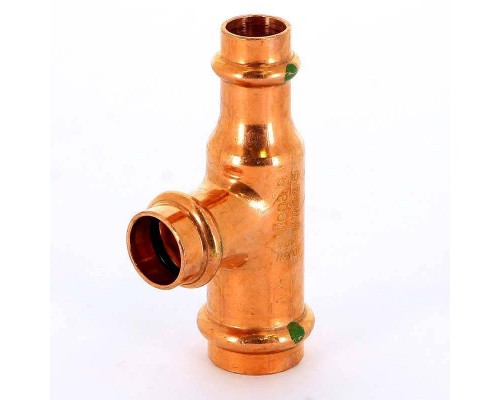 Тройник пресс медь Profipress VIEGA 22x18x15 Тройник пресс медь Profipress VIEGA 22x18x15