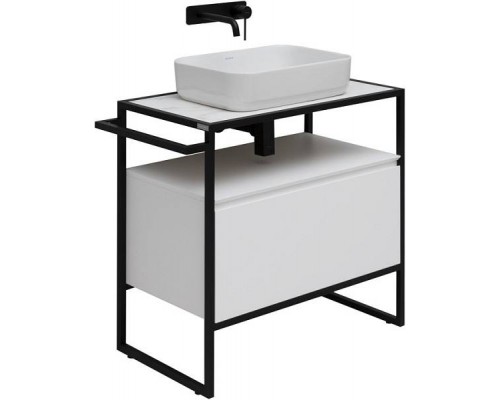 Allen Brau Priority Тумба под раковину 80 см, цвет: белый матовый 1.31002.WM