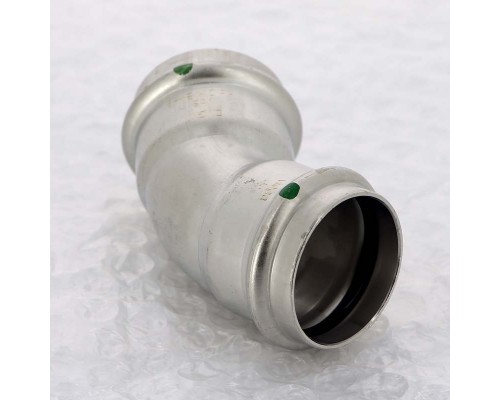 Угол пресс 45 град. нержавеющая сталь Sanpress Inox VIEGA 35 Угол пресс 45 град. нержавеющая сталь Sanpress Inox VIEGA 35