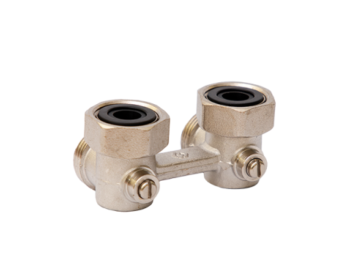 Узел нижнего подключения угловой, с шаровым затвором MVI 3/4"*3/4" Узел нижнего подключения угловой, с шаровым затвором MVI 3/4"*3/4"