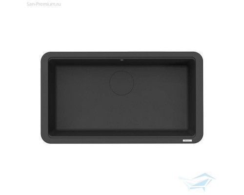 Omoikiri Tarento 83-BL Кухонная мойка Tetogranit 83,8x48,3 см, цвет: черный 4993178