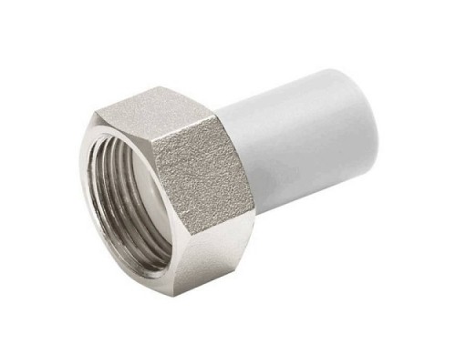 Штуцер PP-R бел комб Дн25х1" нак/г VALFEX 11136025 Штуцер PP-R бел комб Дн25х1" нак/г VALFEX 11136025