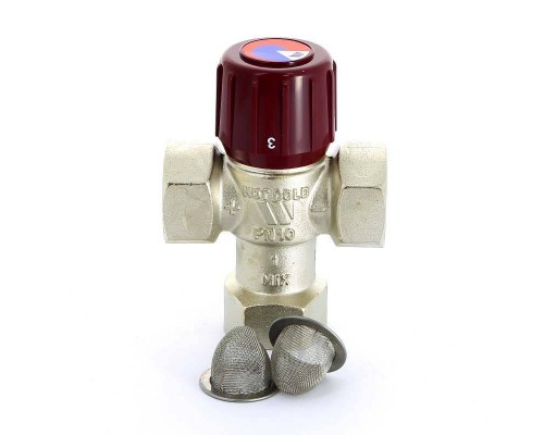 Термосмеситель AQUAMIX WATTS Ind 62C для ГВС 1"В диапазон регулирования 42-60˚C