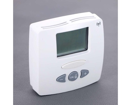Радиотермостат электронный WATTS Ind WFHT-RF LCD с дисплеем 5-30°С 434 МГц