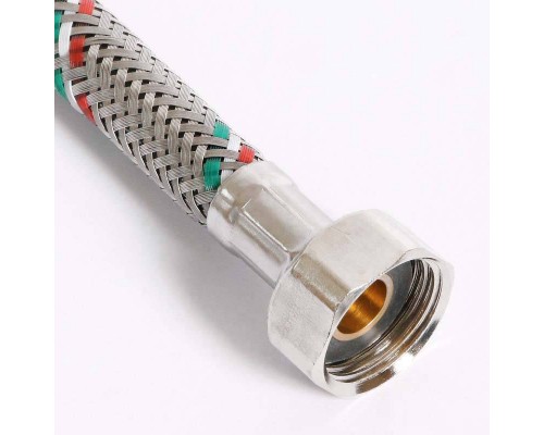 Гибкая подводка для смесителя UNI-FITT М10х1 - 1/2" 60 см оплетка из нержавеющей стали Гибкая подводка для смесителя UNI-FITT М10х1 - 1/2" 60 см оплетка из нержавеющей стали
