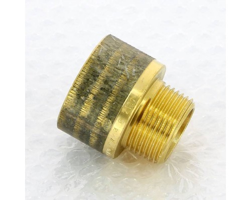 Переходник круглый НВ Viega 1" x 1"1/4 бронза
