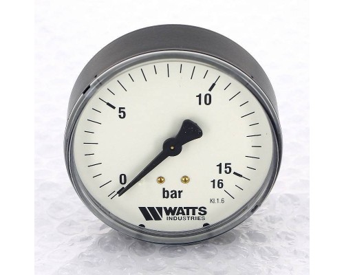 Манометр аксиальный F+R100 1/4" 80 мм WATTS Ind 16 бар