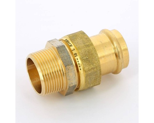 Муфта разъёмная пресс-Н бронза Sanpress VIEGA 35х1"1/4