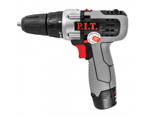 Шуруповерт P.I.T. в кейсе PSR 12-С6 МАСТЕР (12В, 2 Li акк.1,5Ач, 2 ск, 25Нм, быстр.зарядка) (5)