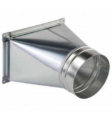 Переход ЕВРОВЕНТ (КрПр) 160-200х200-200 (оц.ст.0.5/R20)