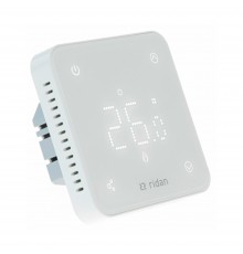 Термостат комнатный РИДАН RSmart-F, 230 В, белый с Wi-Fi подключением, встраиваемый