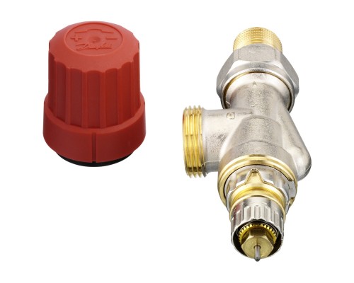 Клапан радиаторного терморегулятора Danfoss RA-N 15, угловой UK, наружн. резьба