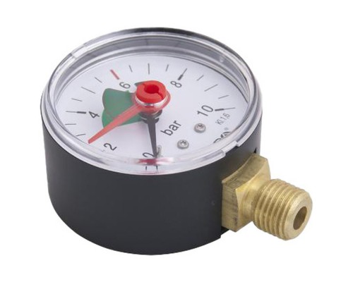 Манометр Gappo радиальный с указателем предела 1/4" x 10 бар