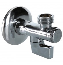 Кран шаровый угловой для подкл. сантех. приборов с фильтром НН НАР резьба 1/2*1/2 (Valtec VT.282)