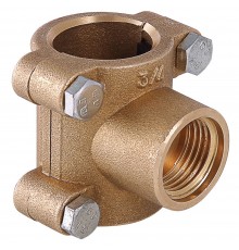 Обойма ремонтная ВВ внутренняя резьба 3/4х1/2х3/4", латунь (Valtec VT 755)