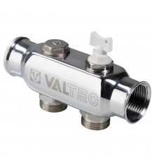 Коллектор из нержавеющей стали 6 выходов 1" * 3/4" (VTc.505) (Valtec)