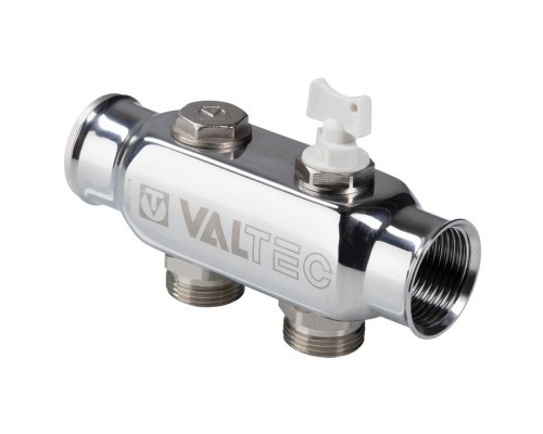 Коллектор из нержавеющей стали 6 выходов 1" * 3/4" (VTc.505) (Valtec)