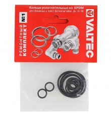 Набор №1. Кольца упл. из EPDM, для обжим. и пресс-фит. Valtec, Дн16-40 рем. комп. (VT.KIT.1.1640)