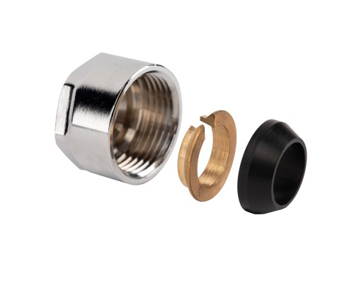 Набор подключения Royal Thermo Design 3/4" ЕК - 15 мм (хром)