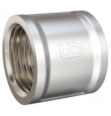 Муфта прямая LD DN15 внутренняя резьба, латунь