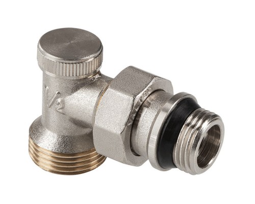 Клапан запорный угловой 1/2"х3/4" под евроконус VT.019.NER.04