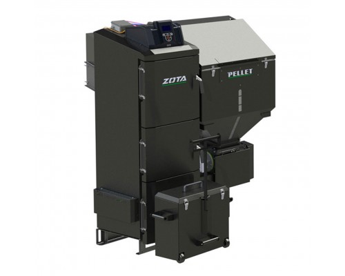 Котел пеллетный ZOTA Pellet Black 21кВт 2R-300 автоматический. комплект