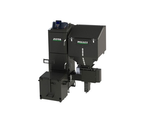 Котел пеллетный ZOTA Pellet Black 21кВт 2R-300 автоматический. комплект