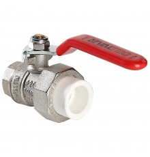 Кран шаровый под полипропилен "рычаг" ВР внутренняя резьба 25*3/4" (Valtec VT.742) уп 6 шт