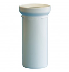 Присоединение к унитазу канализационное110 мм прямое ПОЛИТЭК белое (уп.35 шт)