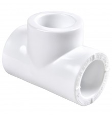 Тройник полипропиленовый PPRC 25х25х25 РВК, белый (уп. 30 шт)
