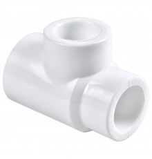 Тройник переходной полипропиленовый PPRC 75х50х75 РВК, белый (уп. 5 шт)