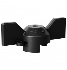 Рукоятка "Бабочка" черная LD Pride для DN 15, 20