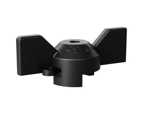 Рукоятка "Бабочка" черная LD Pride для DN 15, 20