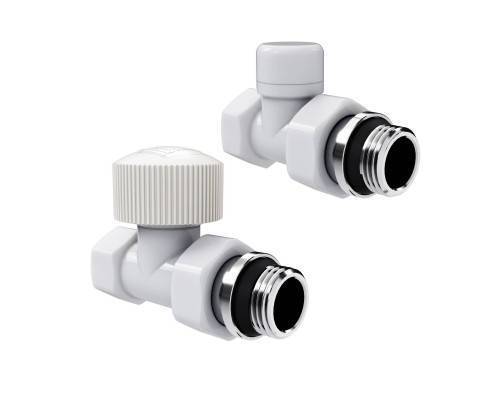 Набор термостатический прямой Royal Thermo Design 1/2"М30х1,5 (Белый) Набор термостатический прямой Royal Thermo Design 1/2"М30х1,5 (Белый)