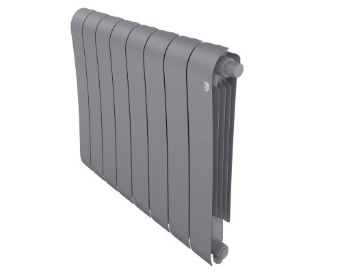 Радиатор биметаллический Royal Thermo Infinity 500 Silver Satin VR80 - 8 секц.