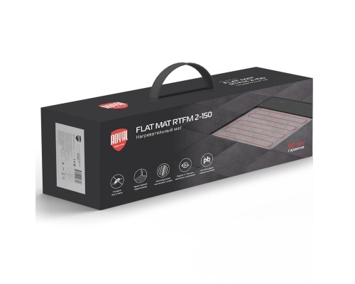 Мат нагревательный Royal Thermo Flat Mat RTFM 2-150-3,5 с терморегулятором RTS-16