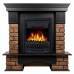 Портал Firelight Forte Wood Classic камень темный, шпон венге