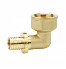 Угол VARMEGA Slide-fit 90 гр., ВР, 25x3/4", аксиальный, латунь, VM51516