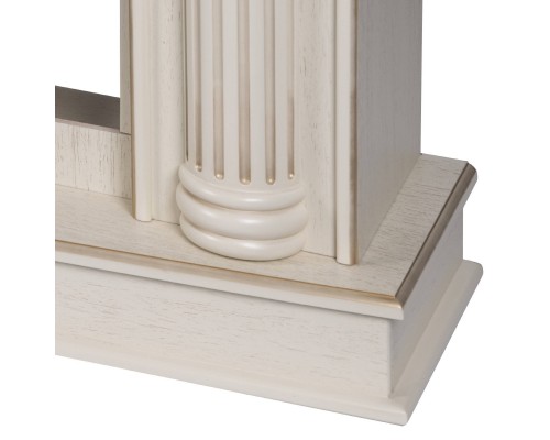Каминокомплект: Очаг Electrolux EFP/P-4220LS, портал Olympia 42/40/36, сл. кость с зол. патиной