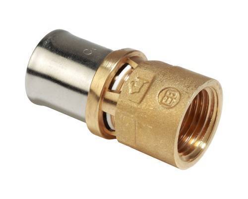 Муфта-пресс Giacomini латунь ВР 16х1/2", RM109Y033 Муфта-пресс Giacomini латунь ВР 16х1/2", RM109Y033