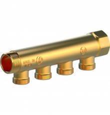 Коллектор сантехнический Giacomini 1" x 3/4"E /4, R580CY054
