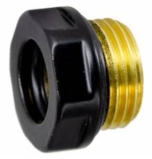 Соединение резьбовое SCHLOSSER 1/2, чёрный oring Ral 9005