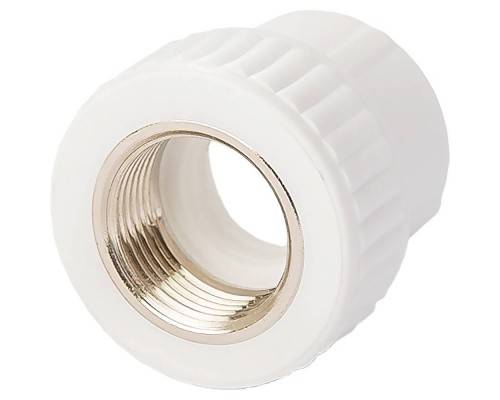 Муфта Lammin PPR комбин. ВР 32 х 1/2" 120/30 белый Муфта Lammin PPR комбин. ВР 32 х 1/2" 120/30 белый