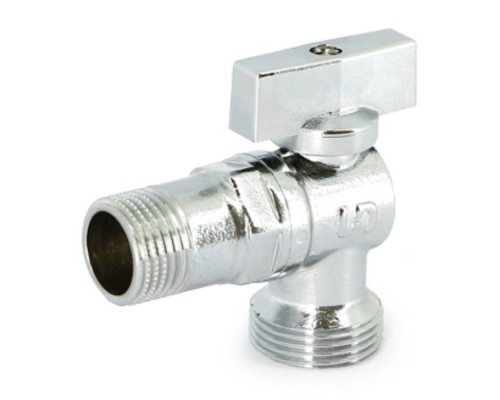 Кран Uni-Fitt НН 1/2"х3/4" для подключения стиральных/посудомоечных машин, хромированный Кран Uni-Fitt НН 1/2"х3/4" для подключения стиральных/посудомоечных машин, хромированный