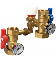 Узел кранов Giacomini с дифференциальным клапаном 1" x 1 1/2", R284MY001