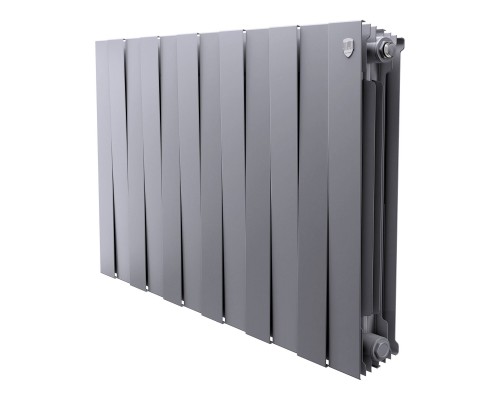 Радиатор биметаллический Royal Thermo PianoForte 500 Серебристый - 12 секц.