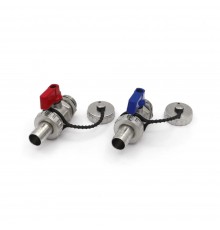 Кран VIEIR дренажный со съёмным металлическим штуцером 1/2" VR1119 (160/10)